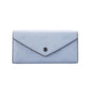 Michael Kors Jet Set Large blue Embossed Envelope Continental Clutch Women's Wallet