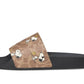 Coach X Peanuts Pool Slide in Signature Canvas with Snoopy Print