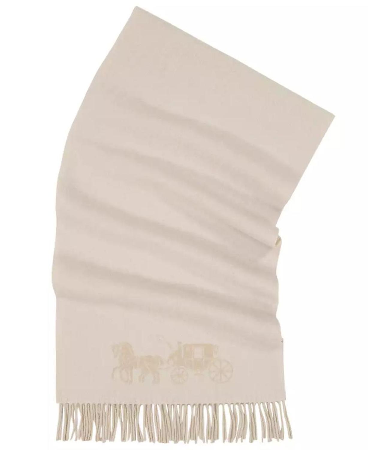 Women's Oversized Bicolor Horse and Carriage Muffler