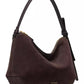 Loop Medium Suede Shoulder Bag