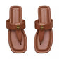 Dual Leather T Sandals