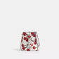 Drawstring Wristlet With Cherry Print
