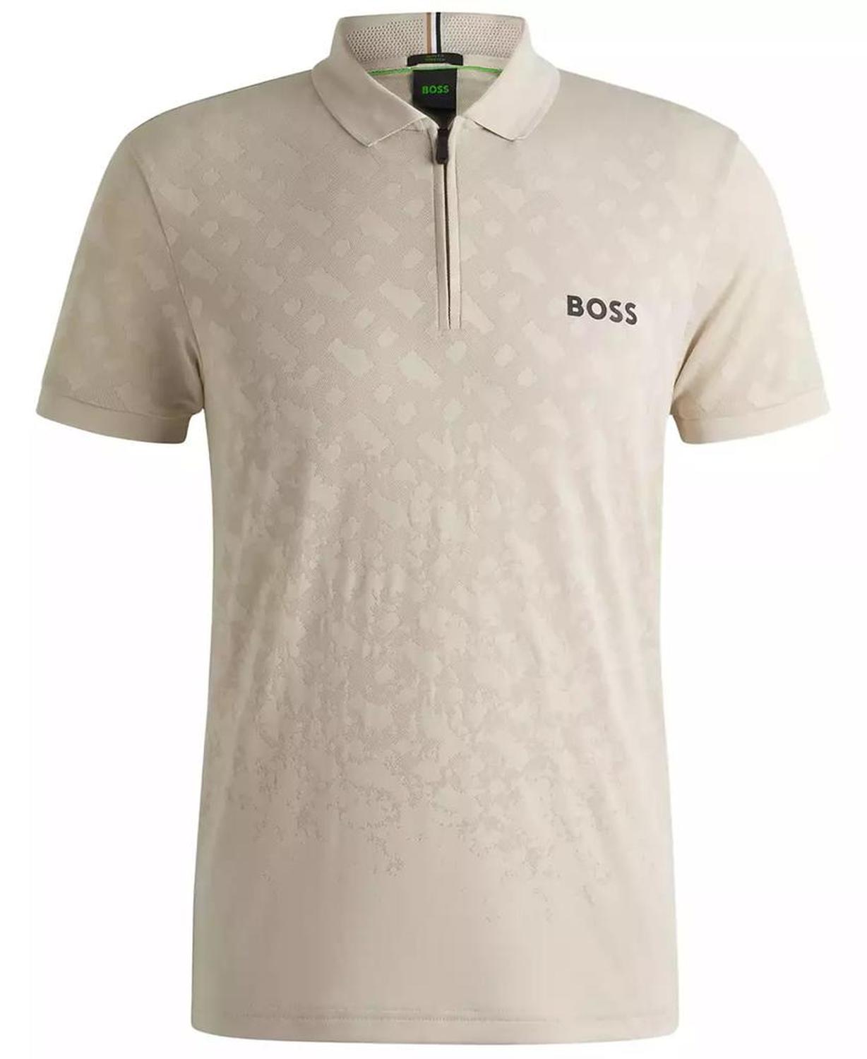 Men's Monogram Jacquard Quick-Dry Polo