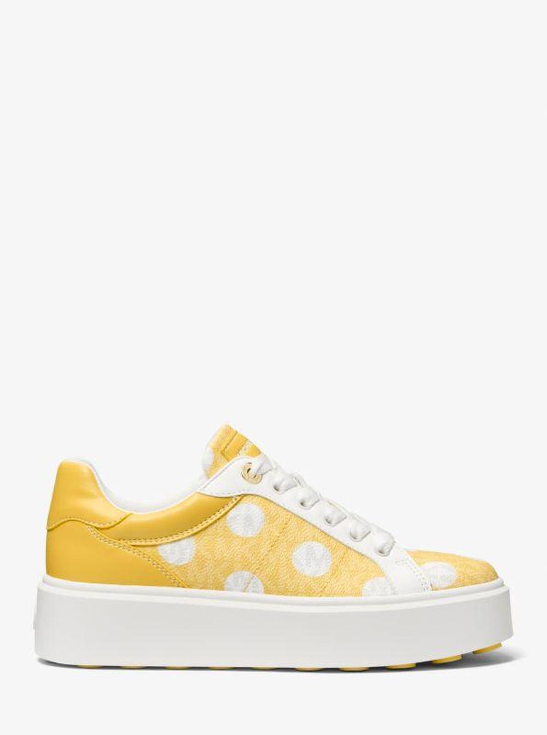 Romey Polka Dot Signature Logo Platform Sneaker