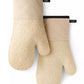 Spade Flower Soft Silicone Oven Mitt Set, 7" x 13"