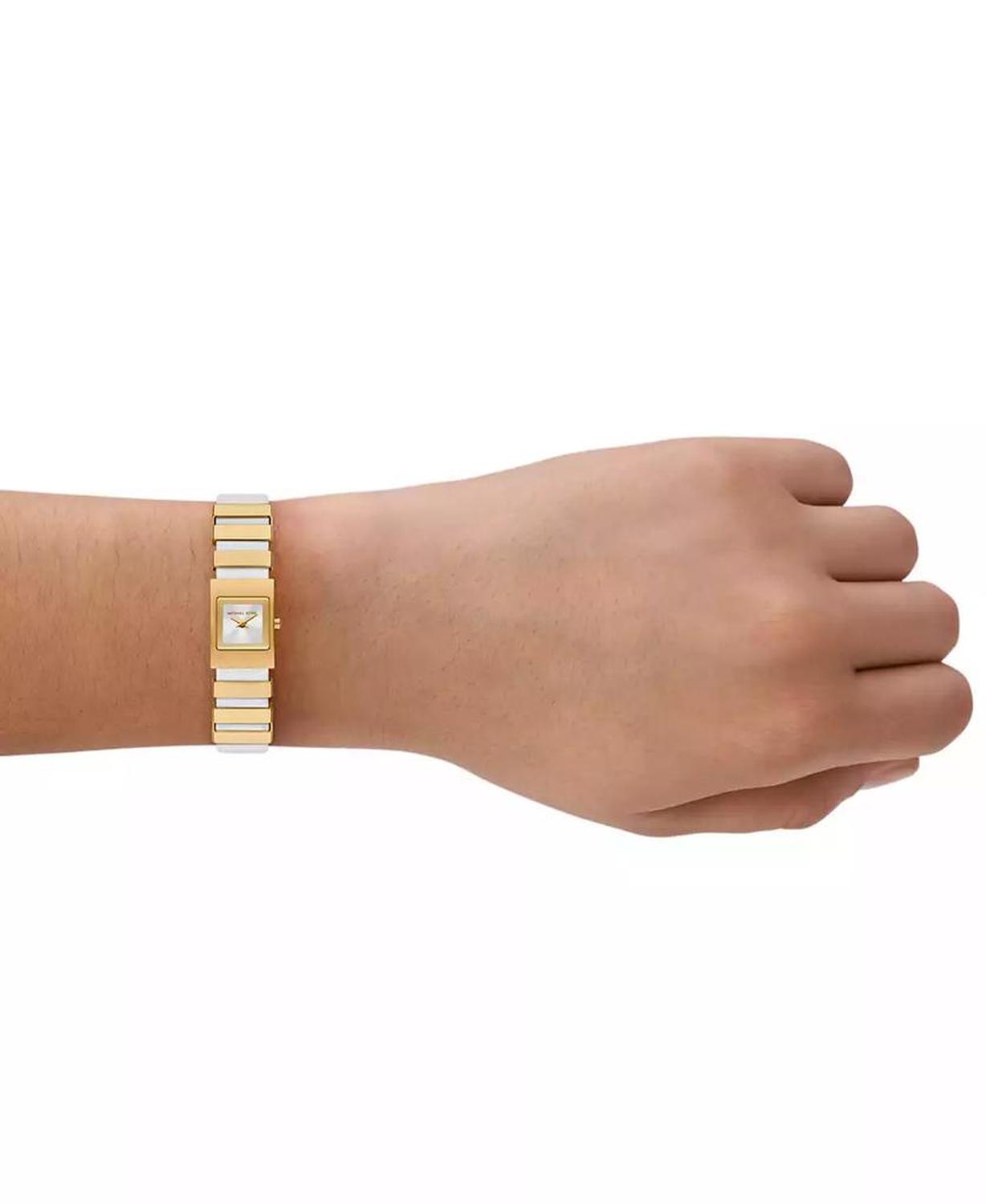 Women's Darrington Two-Hand White Leather Watch, 14mm