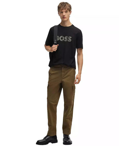 Men's Slim-Fit Logo Print Shirt
