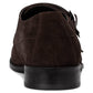 Men's Colby Double Monk Strap Suede Dress Shoes