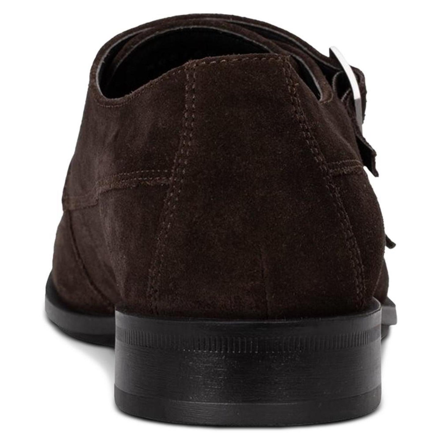 Men's Colby Double Monk Strap Suede Dress Shoes