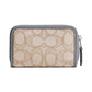 Boxed Signature Jacquard Zip-Around Card Case