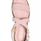 MICHAEL Lynn Leather Buckled Espadrille Sandals