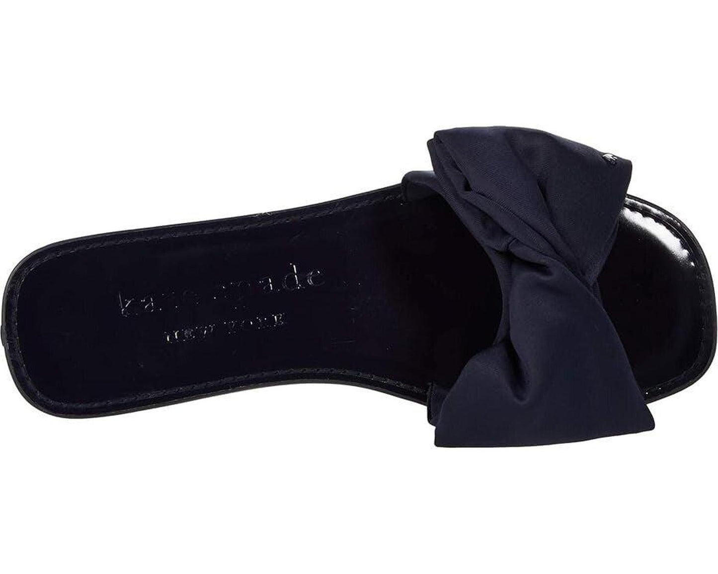 Bikini Sandal Women's US 8 Blue Bow Square Toe Slide KHD2652
