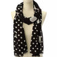 Women's Breezy Dot Viscose Oblong Scarf