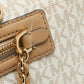 Michael Kors  Signature Coated Canvas And Leather Large Slater Tote