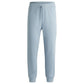 Cotton-terry tracksuit bottoms with logo print