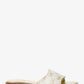 Hannah Metallic Logo Jacquard Slide Sandal