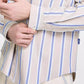 Men's Oversized-Fit Stripe Shirt