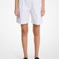Crushed Cotton Gabardine Cuffed Shorts