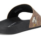 Coach X Peanuts Pool Slide in Signature Canvas with Snoopy Print