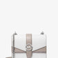 Greenwich Small Color-Block Signature Logo Crossbody Bag