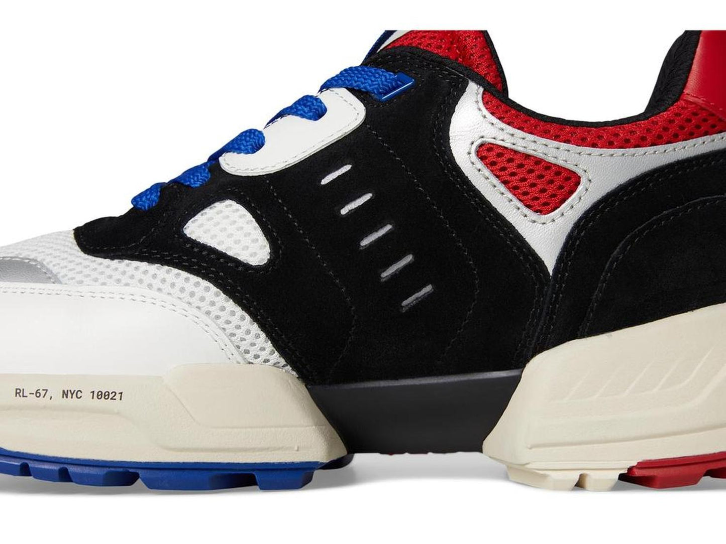 Suede Leather Mesh-Polo Jgr Pp-Sneakers-Low Top Lace