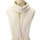 Soft Rib Cable Knit Scarf