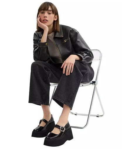 Women's Tea Rose Platform Mary Janes