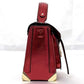 Canvas Leather Handbag Shoulder Bag (Pre-Owned)