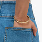 Set in Stone Hinged Silver Bangle