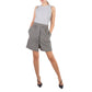 Houndstooth Wool Toano Mini Skirt