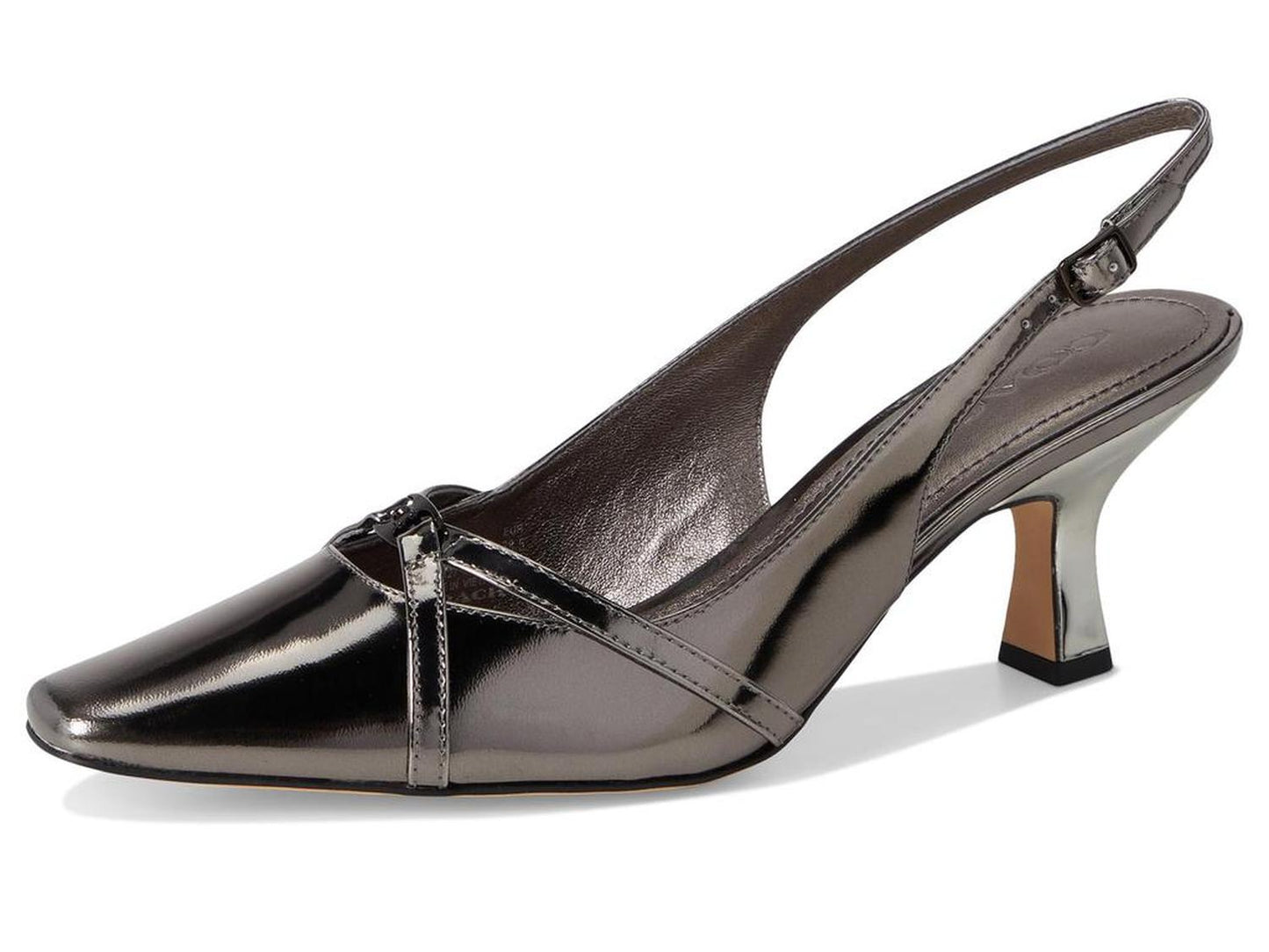 Rowyn Metallic Leather Slingback