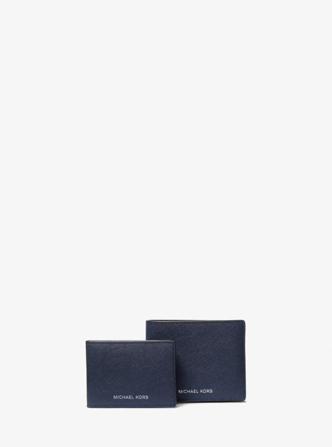 Varick Saffiano Leather Billfold Wallet With Passcase