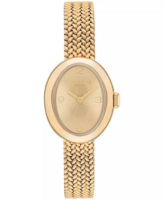 Women's Sammy Gold Tone Stainless Steel Mesh Bracelet Watch, 22.5mm