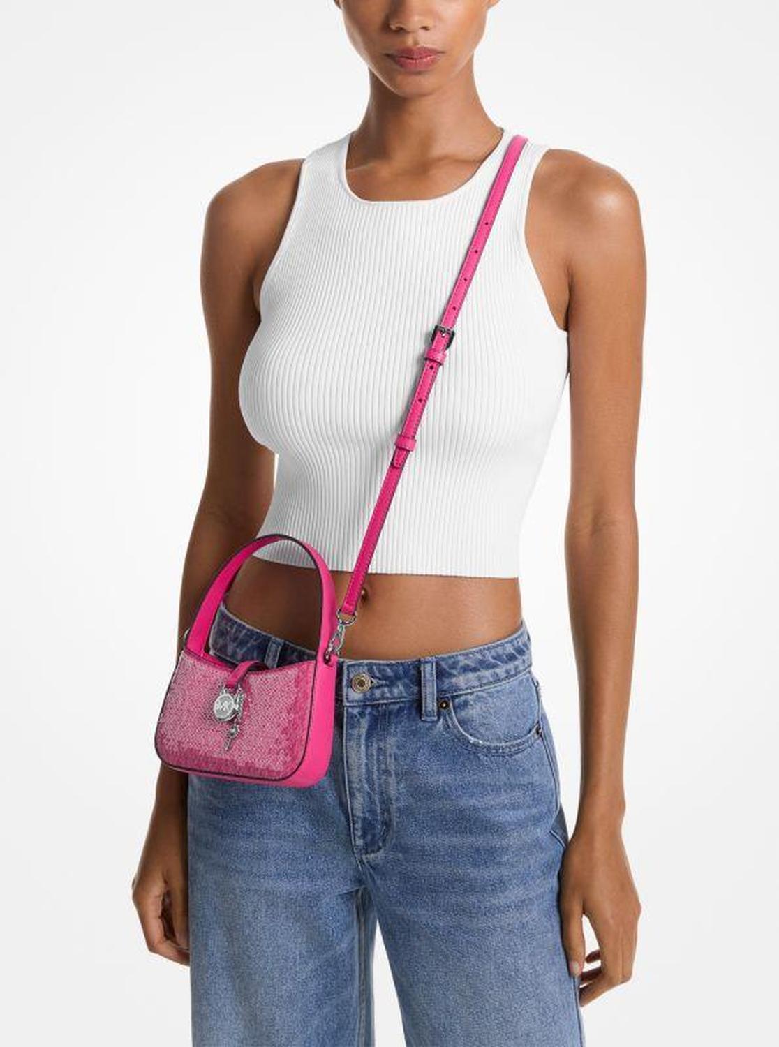Lyra Extra-Small Signature Logo Crossbody Bag