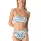 Women's Shirred Bra Bikini Top