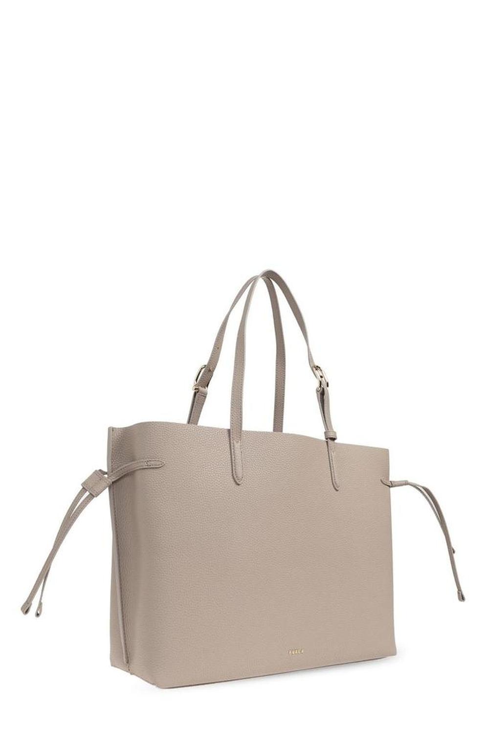 Furla Ava Logo Printed Large Shopper Bag