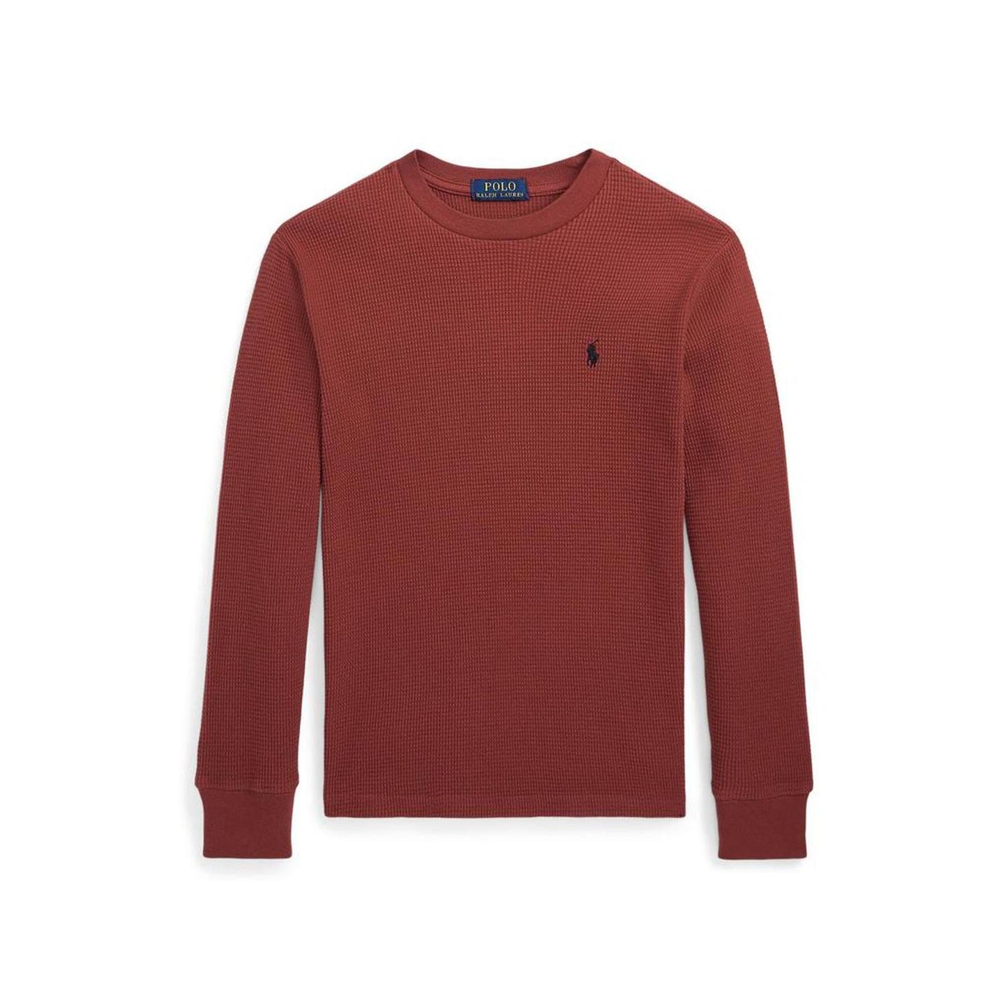 Waffle-Knit Cotton Long-Sleeve Tee (Big Kids)