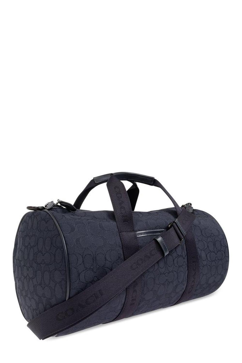 Coach Signature Jacquard Theo Duffle Bag