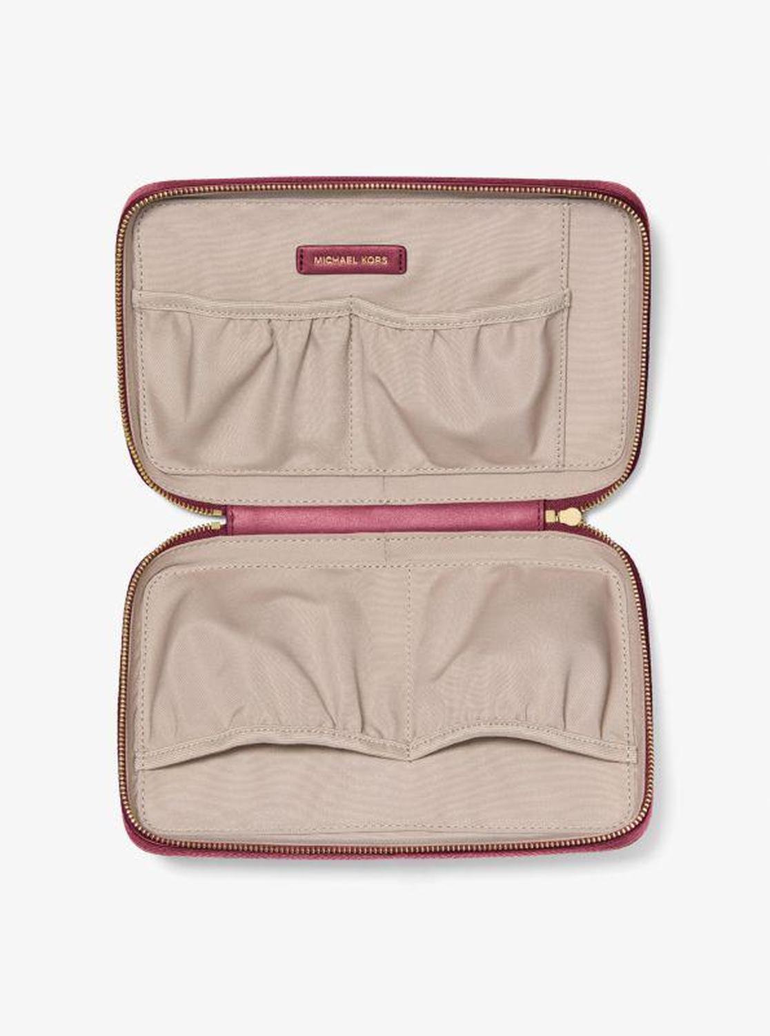 Medium Pebbled Leather Tech Organizer