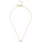 Gold Signature Handbag Pendant Necklace