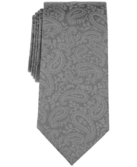 Men's Classic Satin Pine Paisley Tie