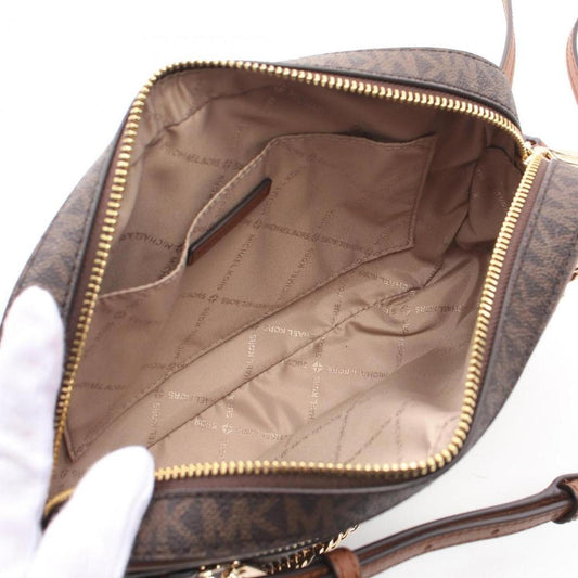 Coated Canvas Pvc Leather Shoulder Bag (Pre-Owned)