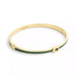 Gold Plated Hinged Bangle Bracelets