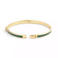 Gold Plated Hinged Bangle Bracelets