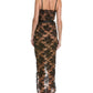 Michael Kors Collection Chantilly Lace Silk-Trim Slip Gown