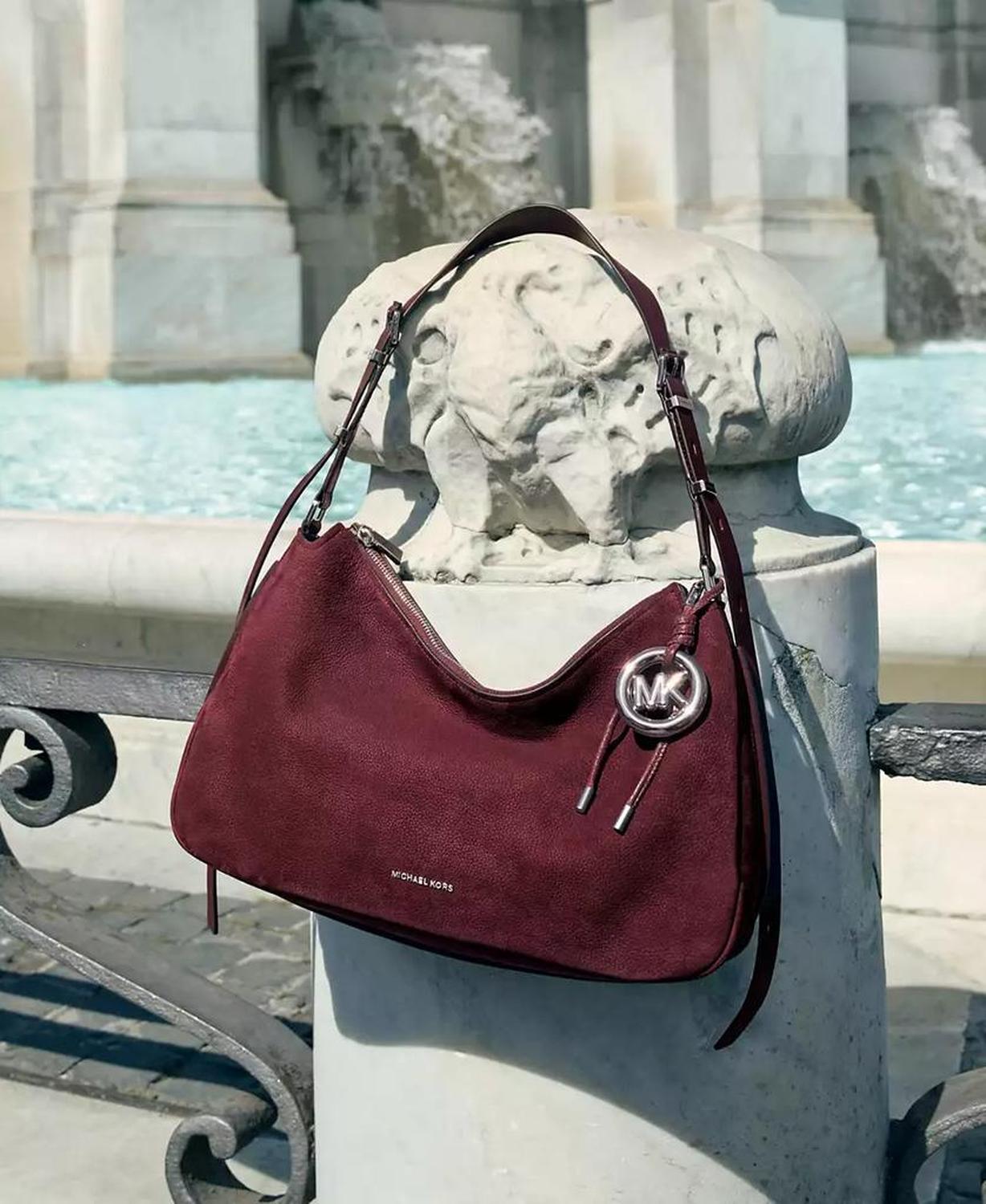 Michael Kors Nolita Medium Nubuck Convertible Shoulder Bag