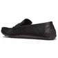 Women's Flower Stud Round Toe Moccasin Loafers