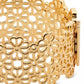Spade Flower Lace Wide Bangle Bracelet
