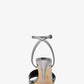 Elyse Crackled Metallic Leather Sandal