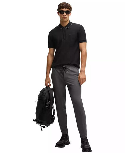 Men's Contrasting Stripes Polo